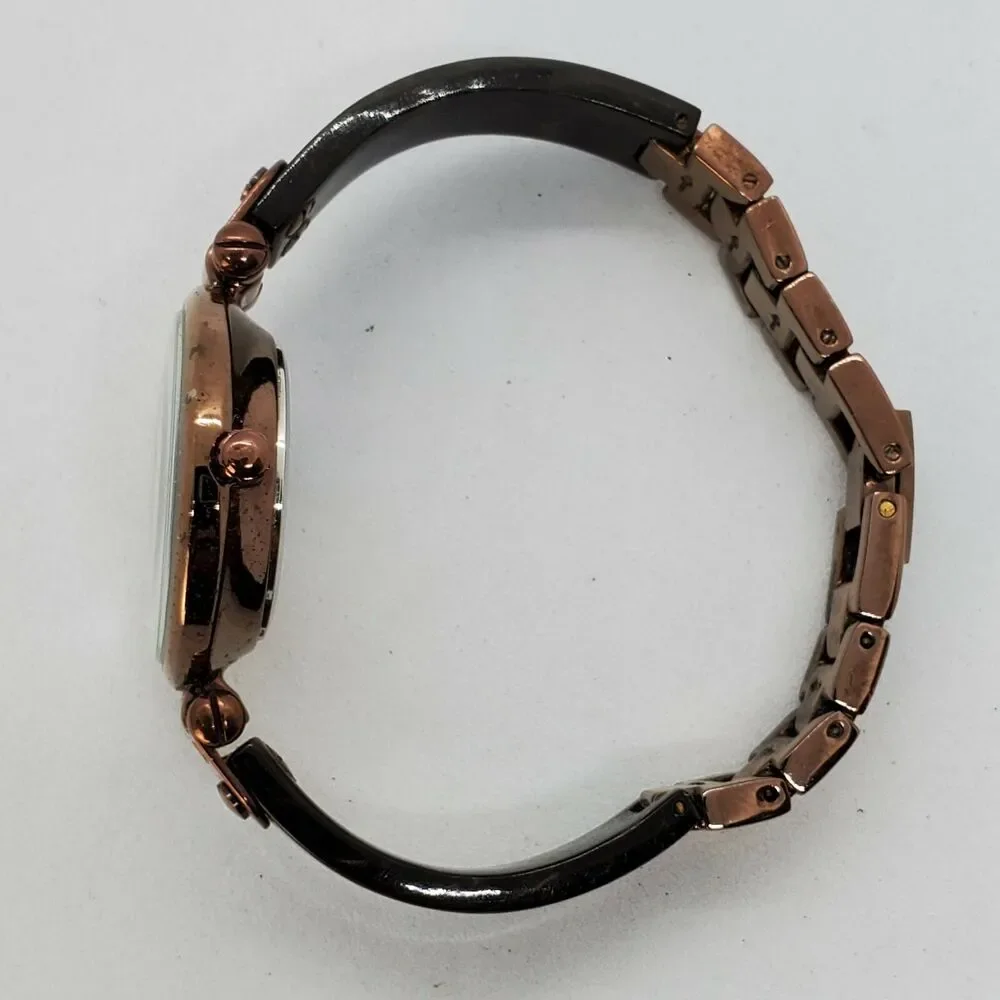 Anne Klein Women's‎ Watch 28MM Case Brown Dial Bracelet 5.5